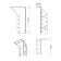 Support beams right tundra Krep, 76x128x30x2 mm