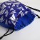 Bag for shoes on the lace, blue color