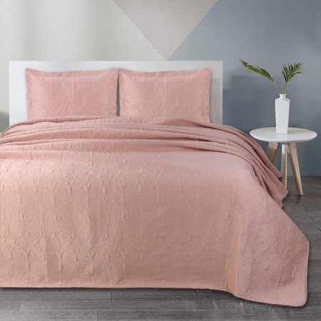 A set with a veil "Arabeska", size 240x260 cm, 50x70 cm - 2 pcs, color champagne