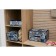 Stellid box for storage with a lid of the mosaic, 40 × 30 × 25 cm, blue color