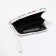 Children's wallet with lightning, white/red color