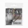 Offset hooks Cobra L-Worm, series 2312, NSB color, No. 04/0, 3 pcs.