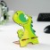 Stand for the phone "dinosaur", lamination, 14.1x9.4 cm