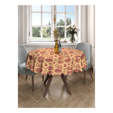 The tablecloth “Folk jewelry”, round, Saten, d = 150 cm-2