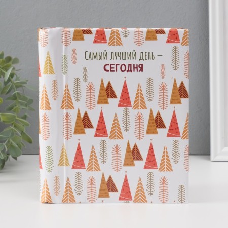 Photo album magnetic 10 sheets "Christmas trees" 2x16x19 cm-1
