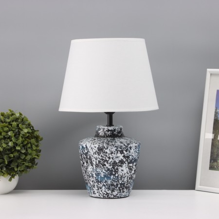 Table lamp "Claud" 1x40W E27 Black/White 25x25x38, 5cm