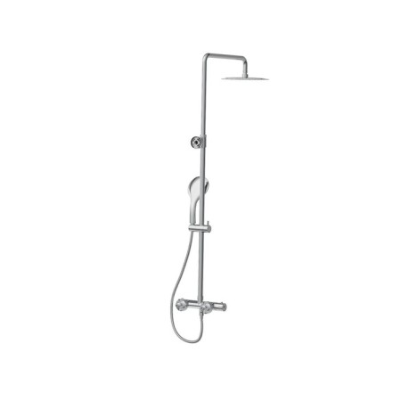 Shower system Cersanit Brasko A63066, thermostatic, shower 3 dir., Hose 150 mm metal-8