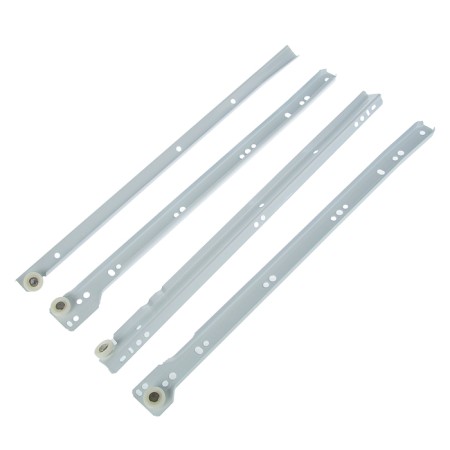 Roller guides 400 mm, 0.8 mm