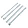 Roller guides 400 mm, 0.8 mm