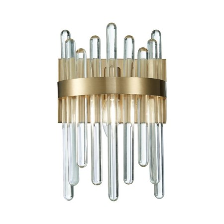 Sconces st. SL1167.301.01. Tellurio. 1x40 W, E14, 14x31 cm, brass color-3