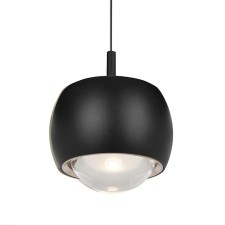 Suspension lamp mantra roller, led, 1000lm, 3000k, 177 mm, black color