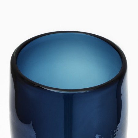 Ocean flowers vase of colored glass 27 × 12 × 12 cm-2