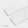 A set of interchangeable nozzles for a window mop with a sprayer Raccoon, 2 pcs, 25 × 6 cm, white color