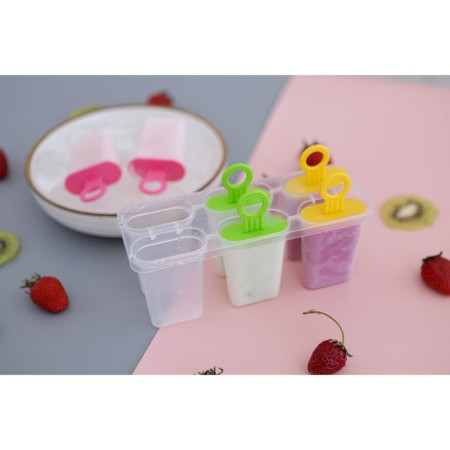 Form for ice cream "Simple", 6 cells, color mix-11