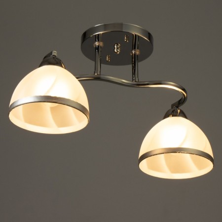 Caspian chandelier 2he27 40W chrome 46x15x22 cm Bayerlux-2