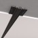 Built -in tire, 2 m Elektrostandard, Flat Magnetic, Black Color
