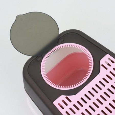 Closed toilet 51 x 34 x 37 cm, pink+scoop (with UV lamp)-11