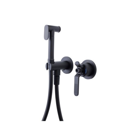 Bronze de Luxe 1760’s 3253SB bidetor, with hygienic shower, brass, black