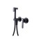 Bronze de Luxe 1760’s 3253SB bidetor, with hygienic shower, brass, black
