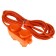 The extension cord UNIVERSAL U16-040, 10 m, 4GN., C TRAIN., PVS 3x1.5, IP44, rosettes with a lat. lid