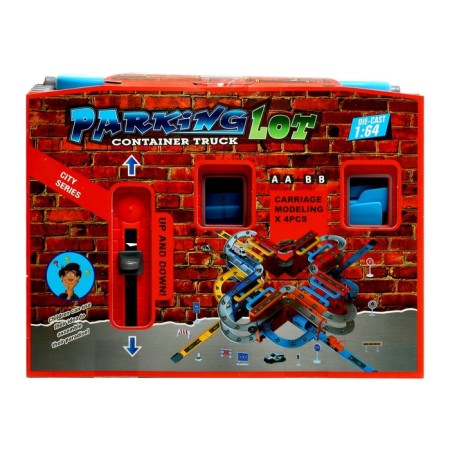 Parking "City", in a case with metal machines-19