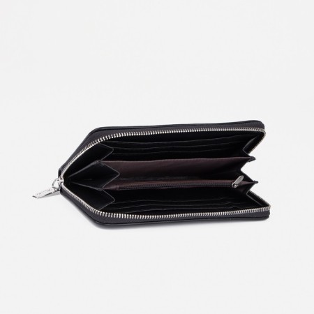 Women's wallet with lightning, black color-2