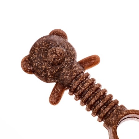 Chewing toy toy with the aroma of feed "Teddy bear", 9 x 4.5 cm-3