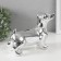 Pig a piggy bank Ceramics "Silver dachshund" 24.510.5x16.5 cm