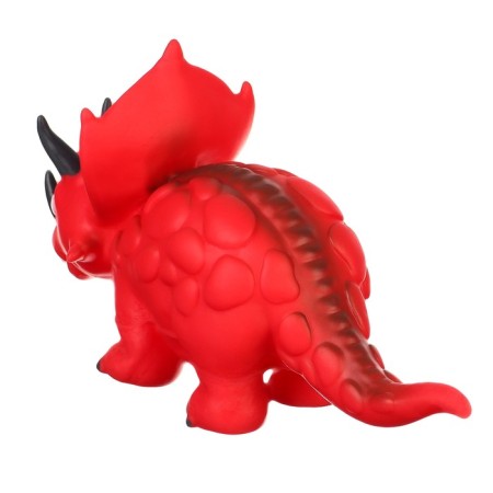 Rubber toy for the bath "Dinosaur: tricratops", 24 cm, with a squeal, crumb I-2
