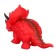 Rubber toy for the bath "Dinosaur: tricratops", 24 cm, with a squeal, crumb I