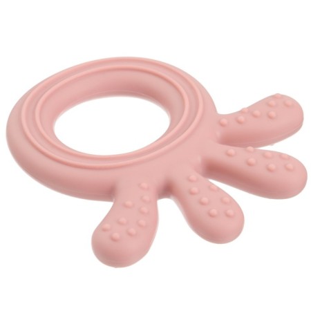 Silicone teething "Octopus", pink color, Mum & Baby-3