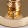Table lamp sensory "gel" LED 10W battery gold 15x15x30 cm