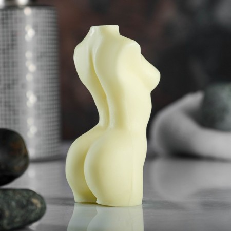 Figure soap "Women's body No. 1" White, 80g-3