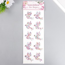 Stick plastic rhinestones 