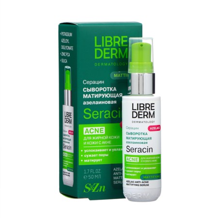 Librederm serum Seratsin Acne, Azelain, matting, 50 ml