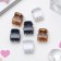 Hair crab "Mini" (set 100 pcs) simple, 1 cm, mix
