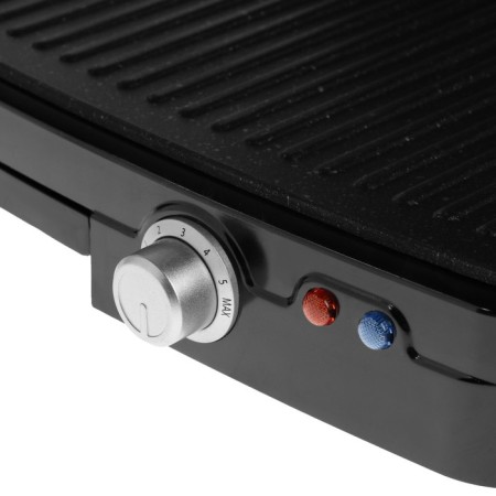 Electric Grill Zelmer ZPR2000, 2200 W, anti-stick coating, 29x23 cm, black-gray-3