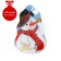 Glass Serving shade "Snowman and Sparrow", 20.5 × 13 cm