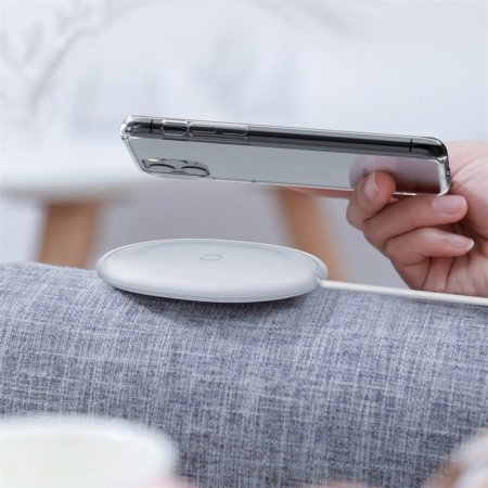 Wireless charger Baseus Jelly, 2 a, 15w, white-7
