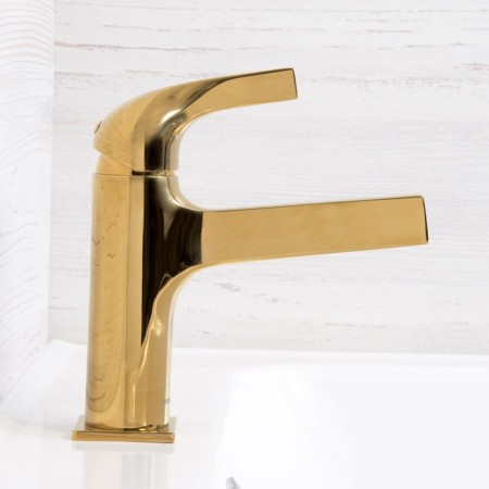 Wasserkraft sauer 7103 shell mixer, single -leaf, pouring length 131 mm, gold-1