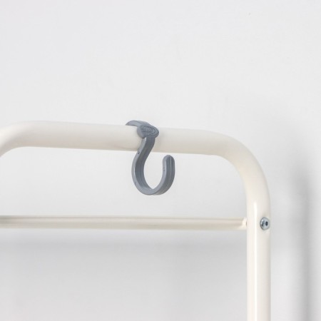 Rabbage "Valencia 15", 45.5 × 30 × 155.5 cm, white color-2
