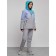 Ski costume female winter, size 48, green color