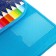 A4 labor folder, PVC textiles, with handles, folding, on Velcro, with a filling of 10 items, calligrata, PTR-10, "pencils"