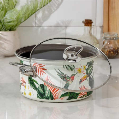 Poster Podlyana "Tropics", 3.9 l of a glass cover, induction-1