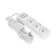 Extension cord Premium 3 nests, 3m, 3x1.5mm², s/s, with a switch, white rexant
