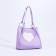 Bag-shop with zipper color purple