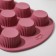 The form for baking the share "Sweets. Circle ", silicone, 27 × 22 × 3 cm, 9 cells (6 × 6 × 3 cm), color mix