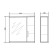 Cabinet-mirror Modern Right 60
