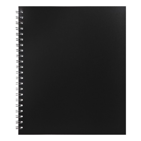Notebook on the crest A5 48 sheets in the Calligrata cage black, plastic cover, offset unit-1