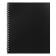 Notebook on the crest A5 48 sheets in the Calligrata cage black, plastic cover, offset unit